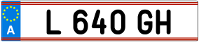 Truck License Plate